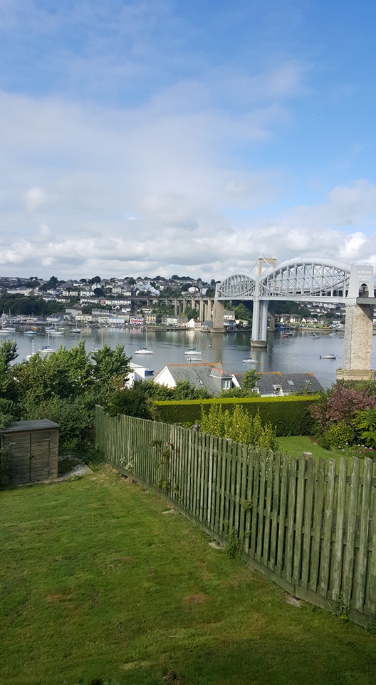 View from St Beadeux facing Saltash Waterfront